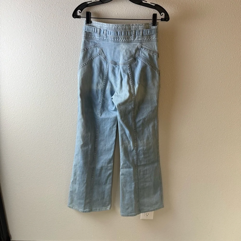 Stoned Immaculate Waiting For the Sun Bell Bottom Jeans Topanga Denim Women’s 27 - Picture 13 of 16